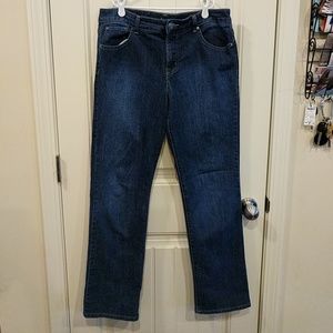 Bandalino Dark Wash Straight Leg Jean